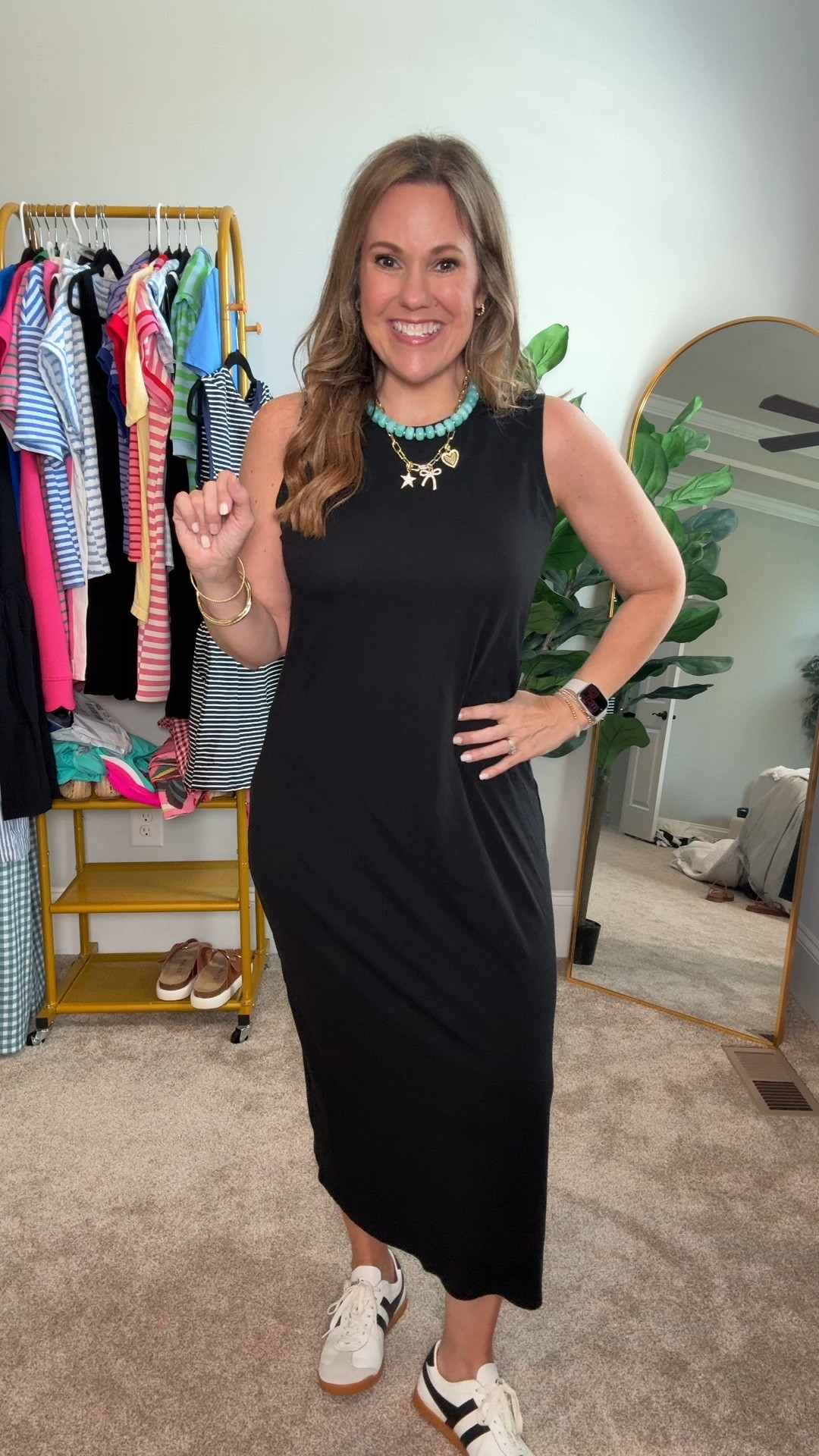 Perfect cotton black dress! Dress it up or down!

#LTKootd