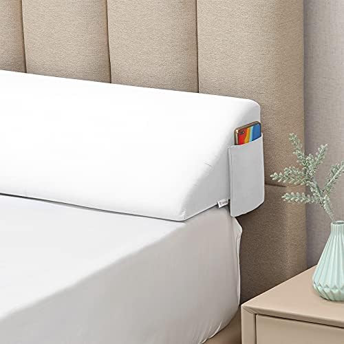 Vekkia King Bed Wedge Pillow for Headboard Gap/Bed Gap Filler/Mattress Wedge to Fill 0-6" Gap Bet... | Amazon (US)
