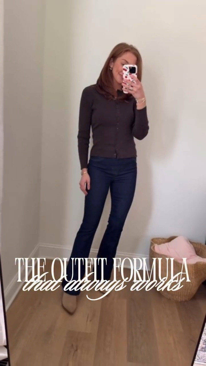 The easiest outfit formula I keep going back to 🤍
Good jeans + a simple top & if you want to elevate it, just add a chic cardigan or layering piece. It’s effortless but always looks put together.

#LTKootd #LTKmomlife #LTKgrwm