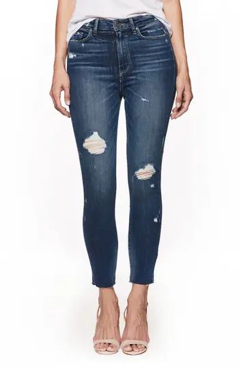 Women's Paige Transcend Vintage - Margot High Waist Crop Skinny Jeans | Nordstrom