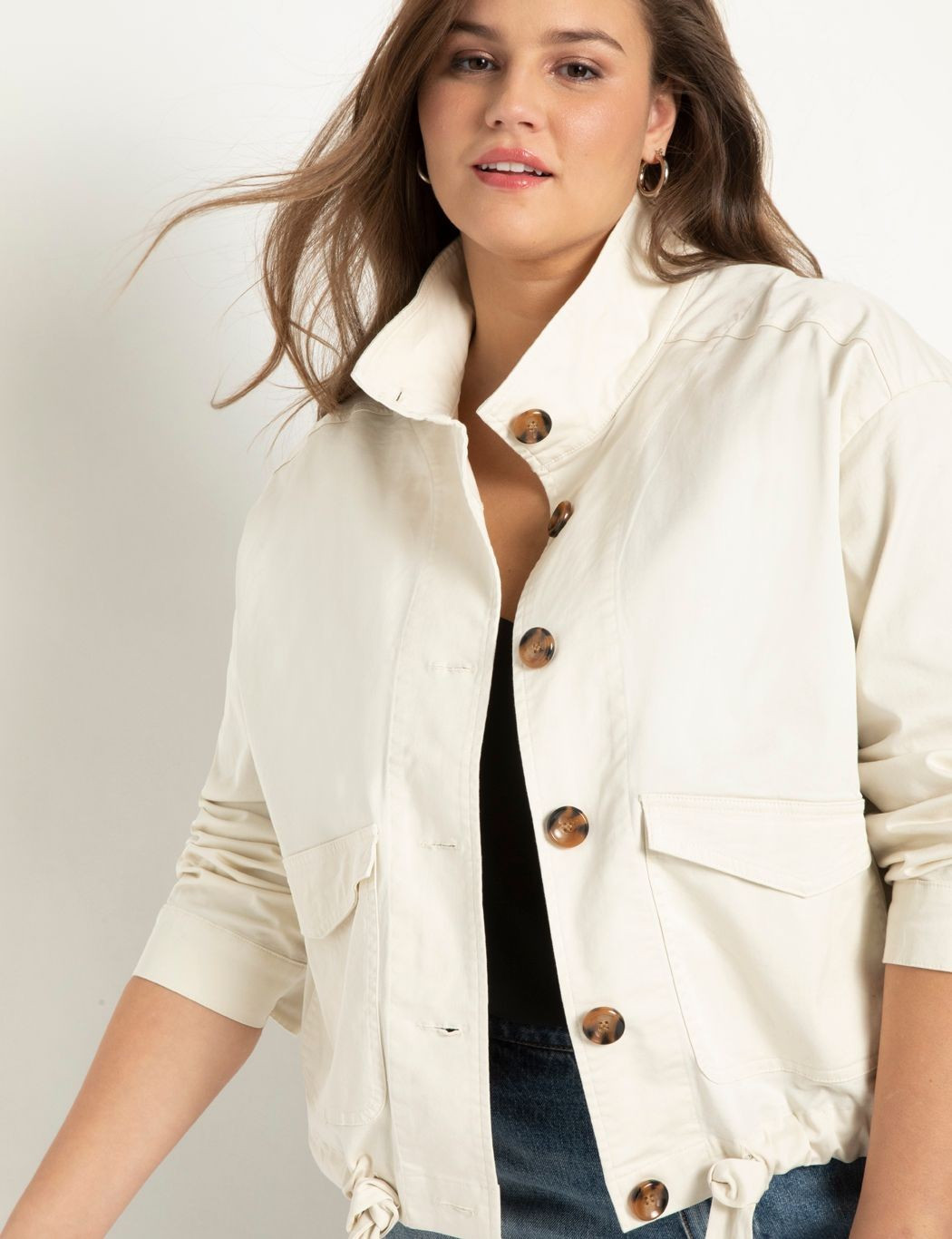 Cinched Hem Jacket | Eloquii