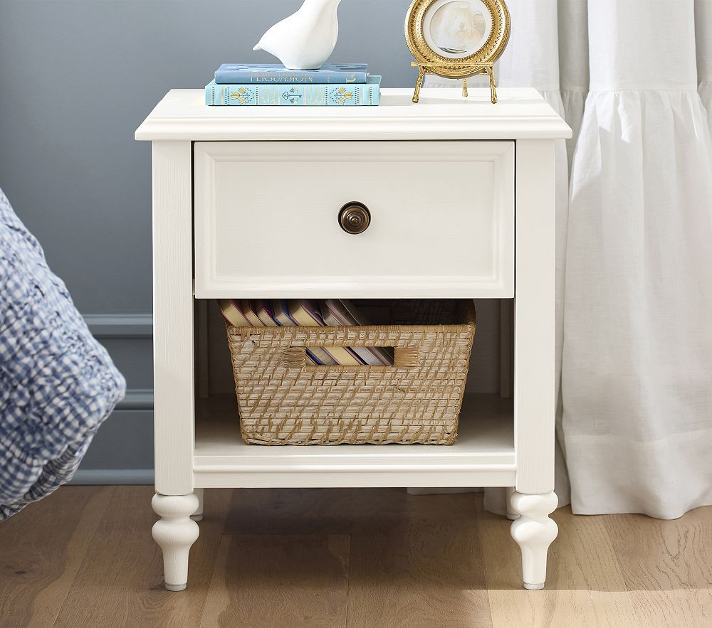 Chris Loves Julia Turned Wood Nightstand (20") | Pottery Barn Kids