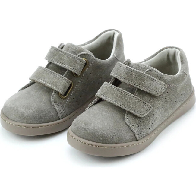 Kyle Double Velcro Sneaker, Storm | Maisonette