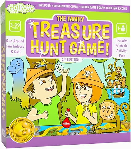 GoTrovo Treasure Hunt Game Fun Scavenger Hunt Board Game for Kids Indoors and Outdoor | Amazon (US)