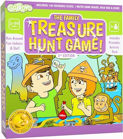GoTrovo Treasure Hunt Game Fun Scavenger Hunt Board Game for Kids Indoors and Outdoor | Amazon (US)