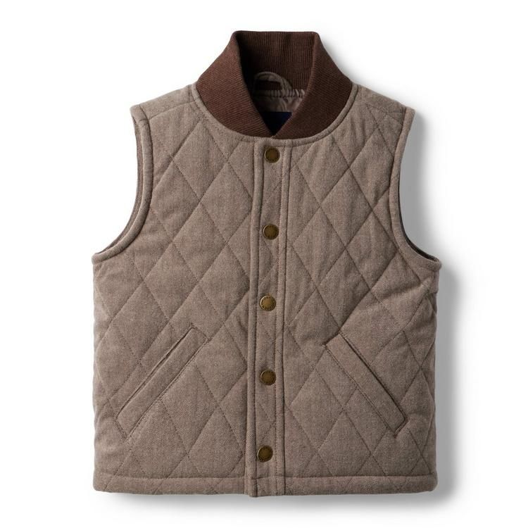 Quilted Twill Vest | Janie and Jack