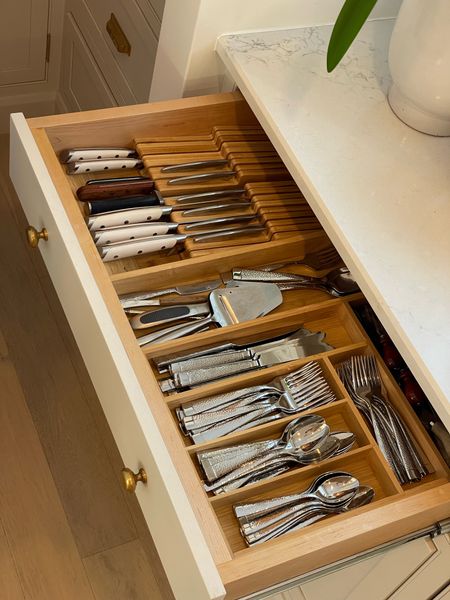 Kitchen cutlery, knives and silverware organization 😍 

#LTKhome #LTKfamily #LTKunder50