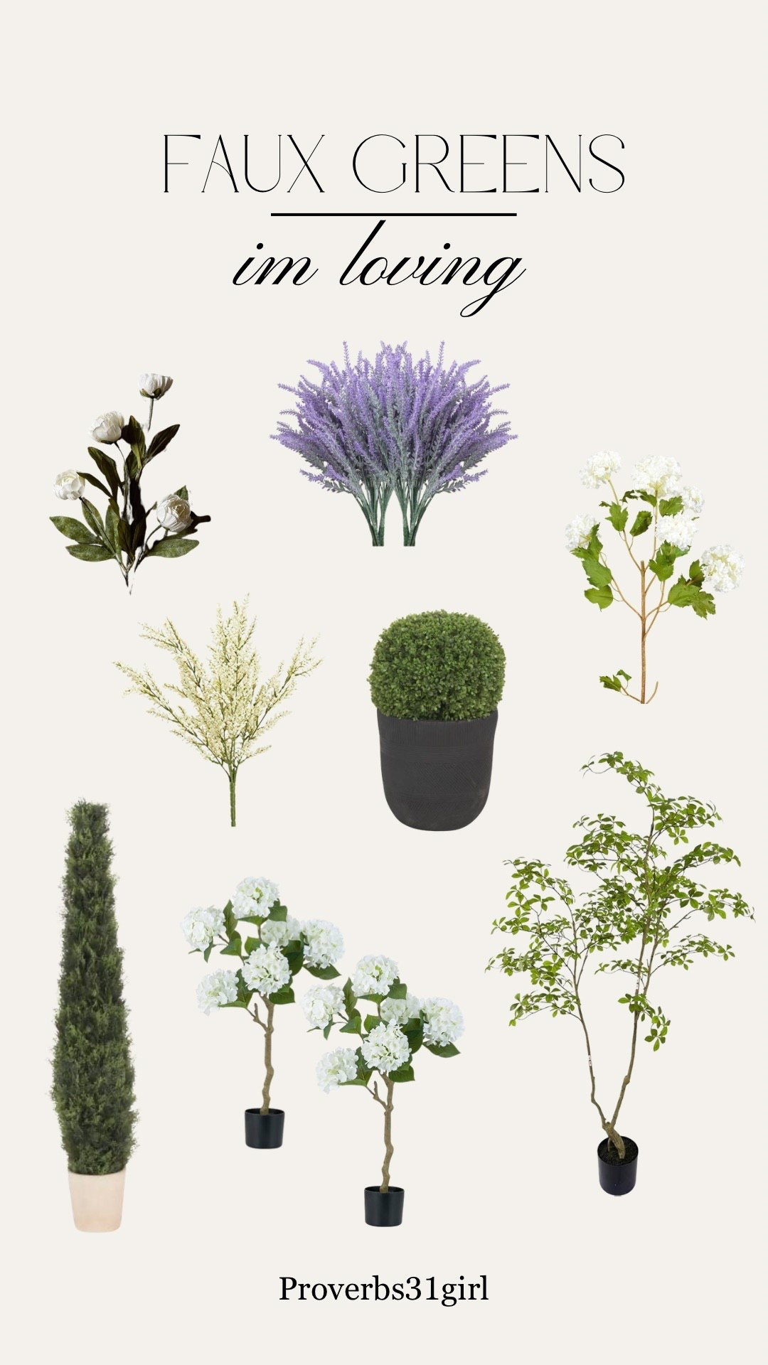 Faux Greens I’m loving right now! 

#fauxgreens 