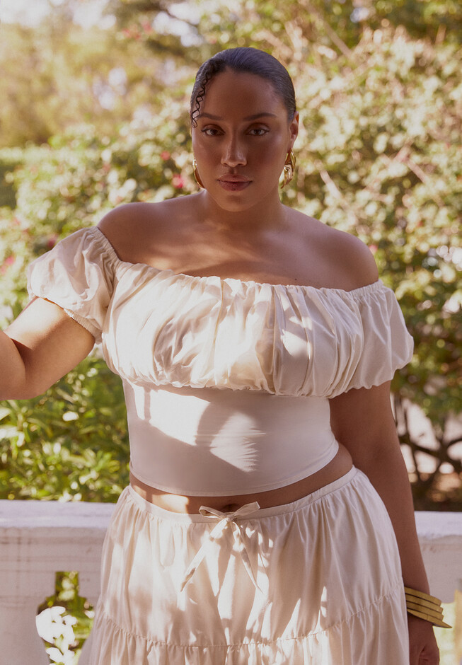 Shirred Maiden Top | Eloquii