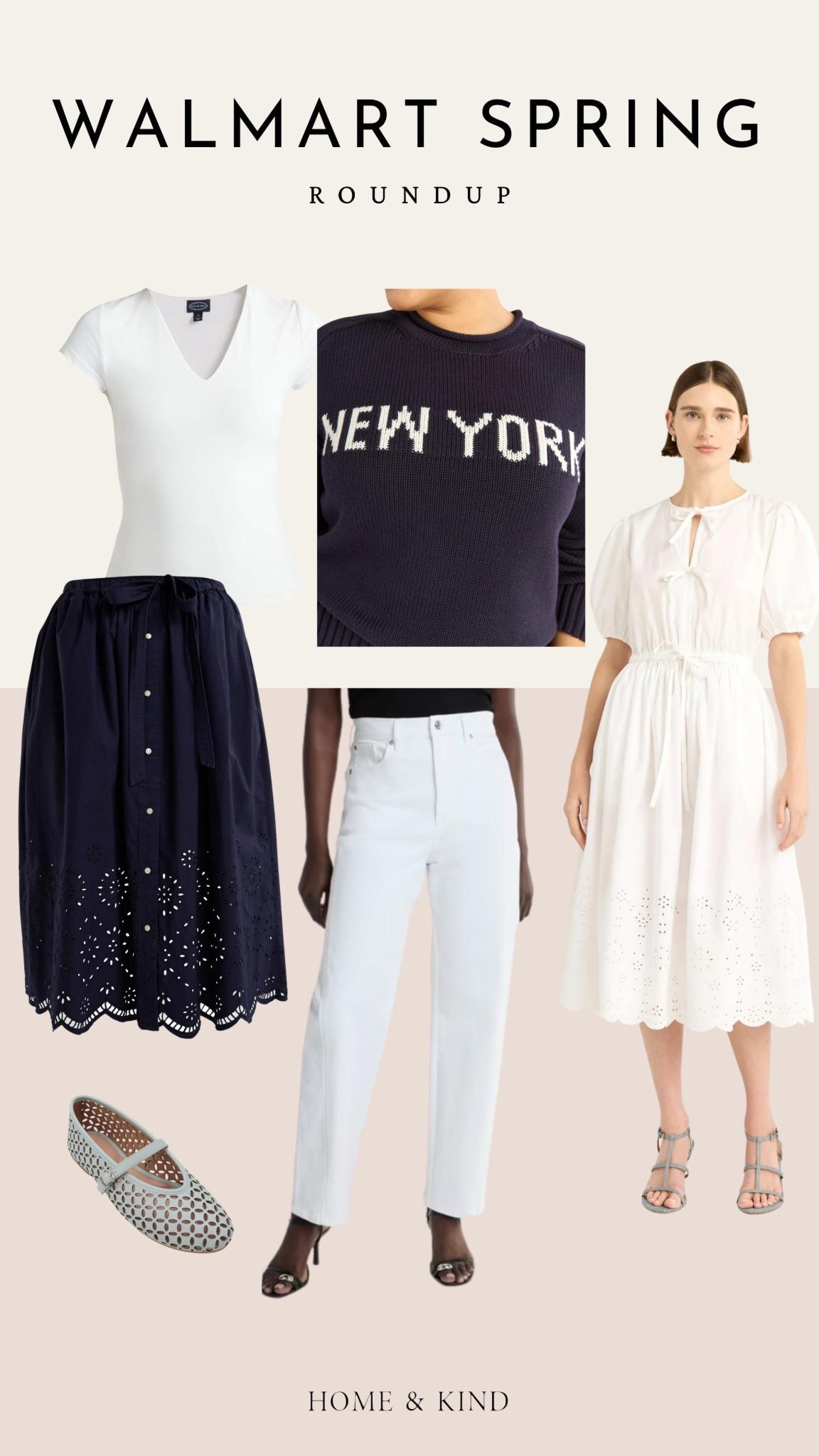 You’re not going to believe these are from Walmart. 👀

I found 6 spring + summer pieces that look high-end but are super affordable.

SIZING:
Tee: small
Sweater: medium
Skirt: medium (but I probably should have gotten small)
Pants: 6
Dress: small
Shoes: TTS (8)
#walmartpartner #walmartfashion @walmartfashion

#LTKFindsUnder50 #LTKStyleTip #LTKFindsUnder100