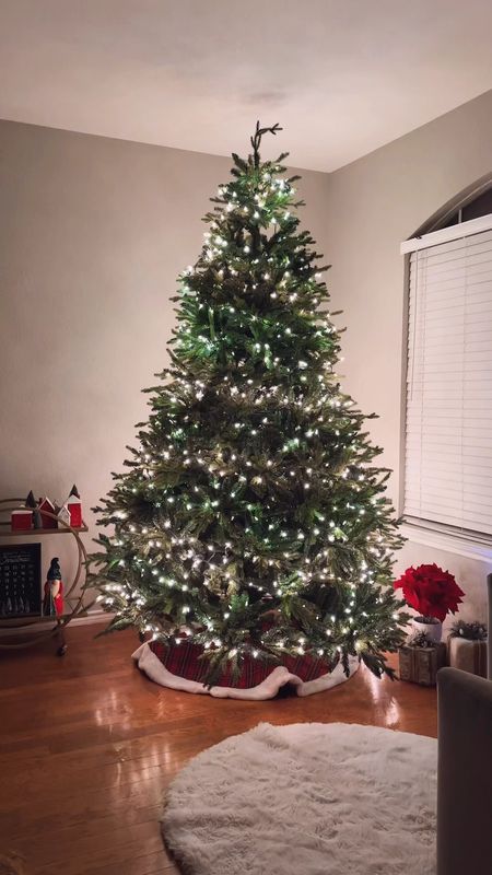 9 foot Christmas beauty!🥰🎄✨ #christmastree #christmas 

#LTKHoliday #LTKVideo #LTKHolidaySale