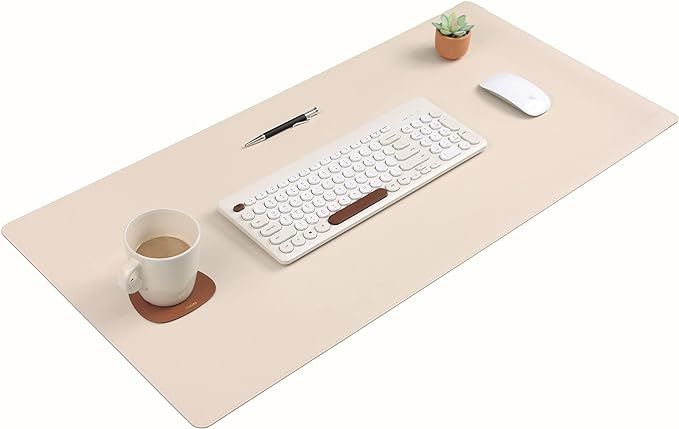 NODITO Dual-Sided Leather Desk Pad,Blotter for Laptop Computer,Mouse Pad,Writing,Drawing,Arts and... | Amazon (US)