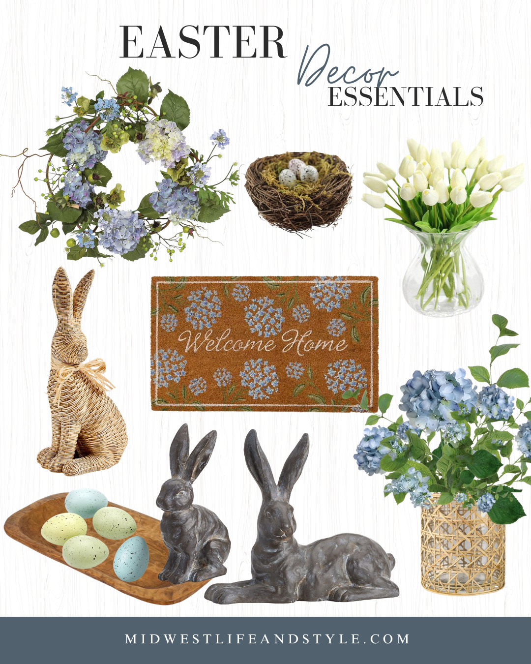 Get ready to welcome Easter with spring wreaths, bunnies, and faux florals.  

 #LTKSeasonal #LTKHome