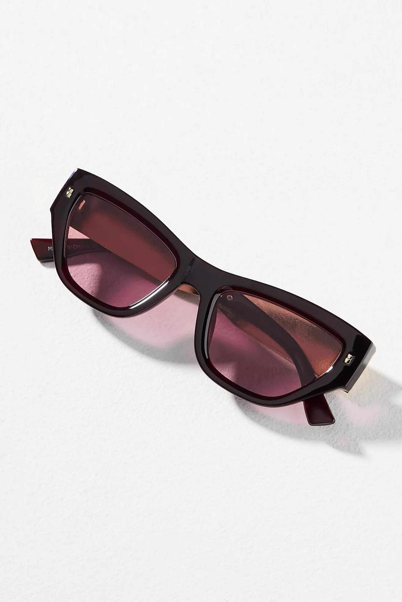 I-SEA Translucent Metal Cat-Eye Sunglasses | Anthropologie (US)