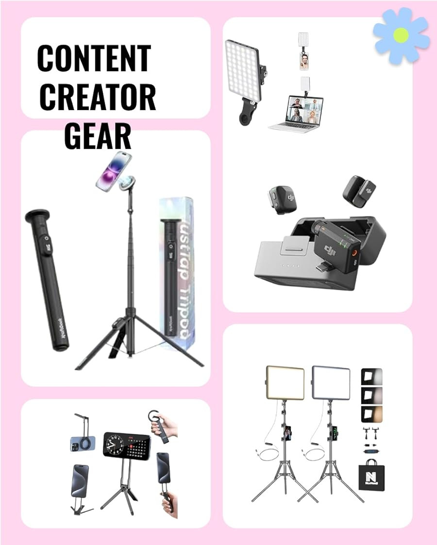 Content Creators must haves #contenttools  

 #LTKvlog #LTKSaleAlert #LTKTravel