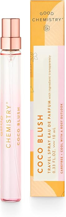 Good Chemistry Coco Blush Travel Spray 0.33 fl oz - Long-Lasting On-the-Go Perfume with Coconut W... | Amazon (US)