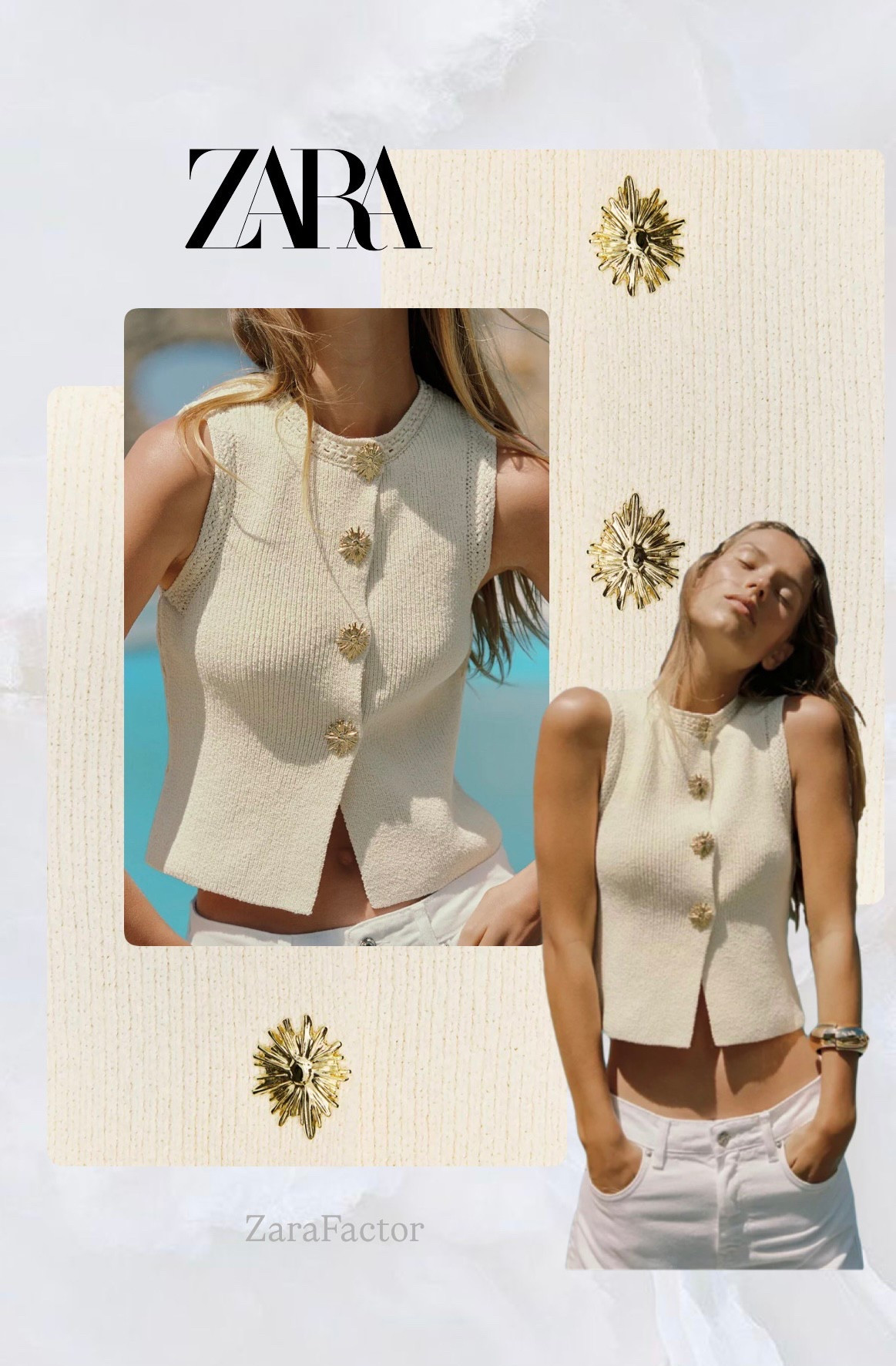 Gorgeous Zara top with golden buttons

#LTKStyleTip #LTKTravel #LTKSeasonal