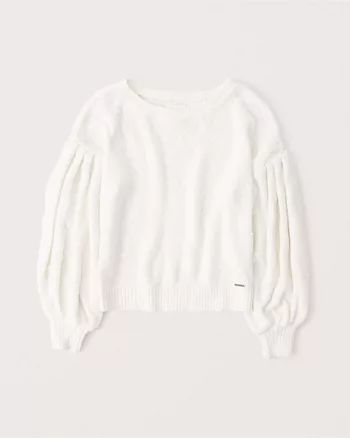 Puff Sleeve Sweater | Abercrombie & Fitch US & UK