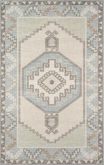 Tlaloc: updated traditional Medallion rectangle Area Rug | Wovenly