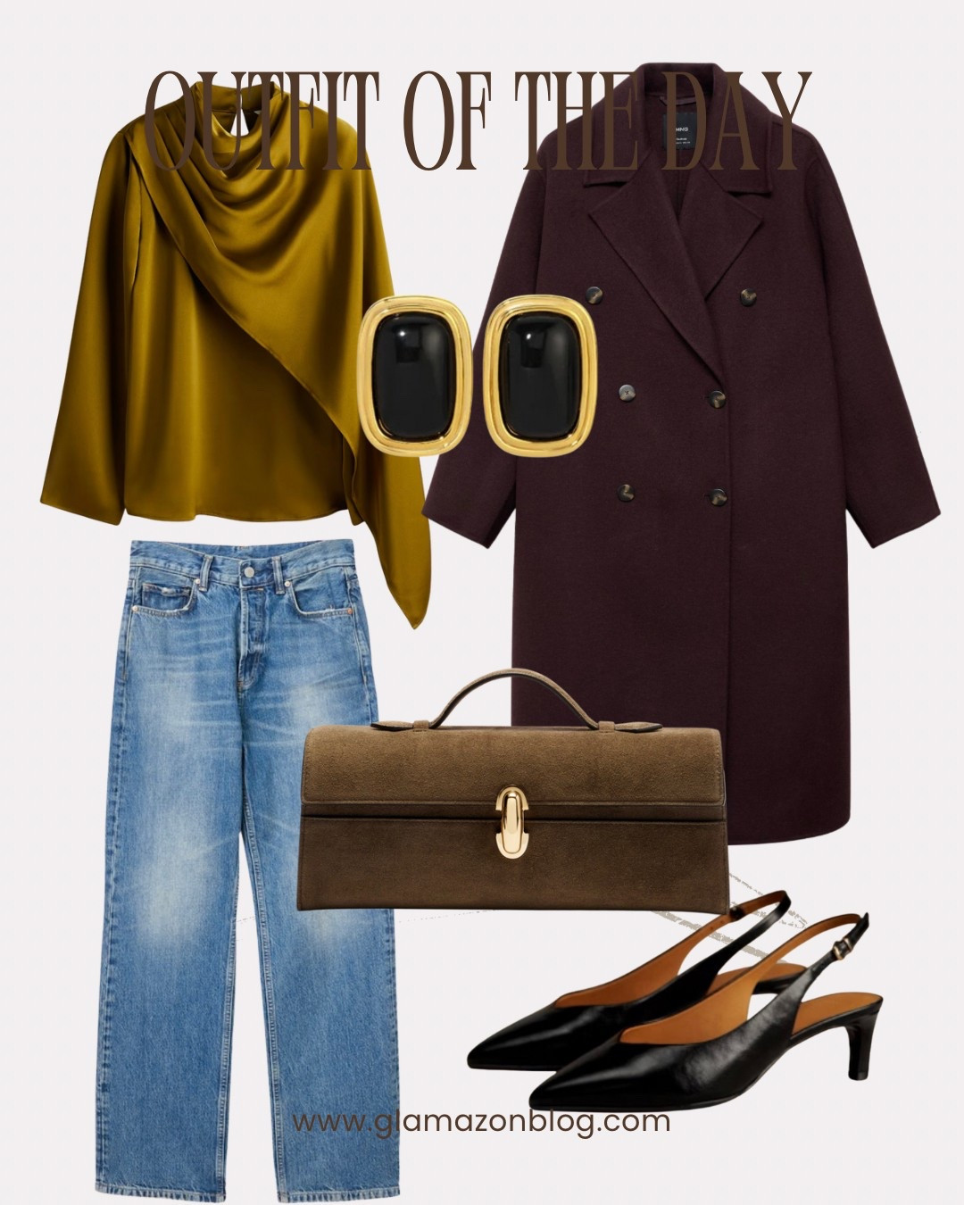 Chic outfit, straight jeans, savette bag, sezane shoes, sezane slingbacks, silk top, heaven mayhem 

#LTKeurope #LTKautumn #LTKfestive