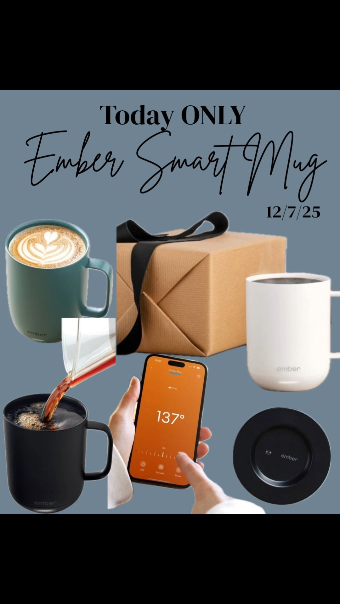 Highly rated temperature controlled smart mug by Ember. These mugs never go on sale! Today only 25% off!
Need a gift for a coffee lover? Tech gift / coffee mug / gift guide /holiday shopping /gift for her/ gift for him

#LTKMens #LTKGiftGuide #LTKSaleAlert