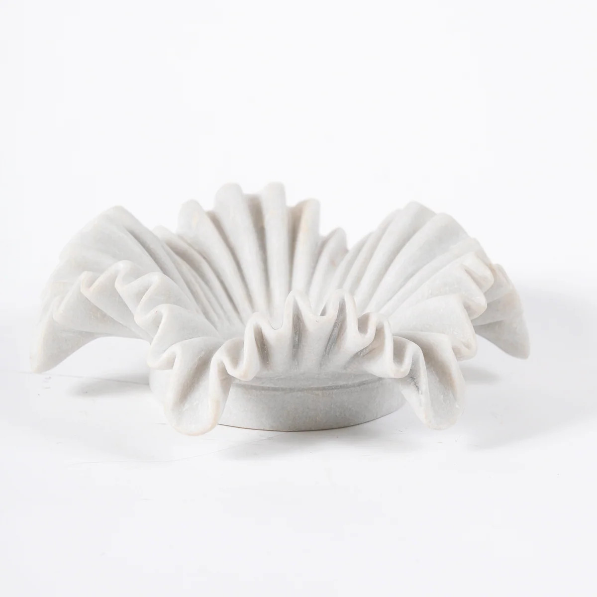 Marble Ruffle Bowl | Stoffer Home