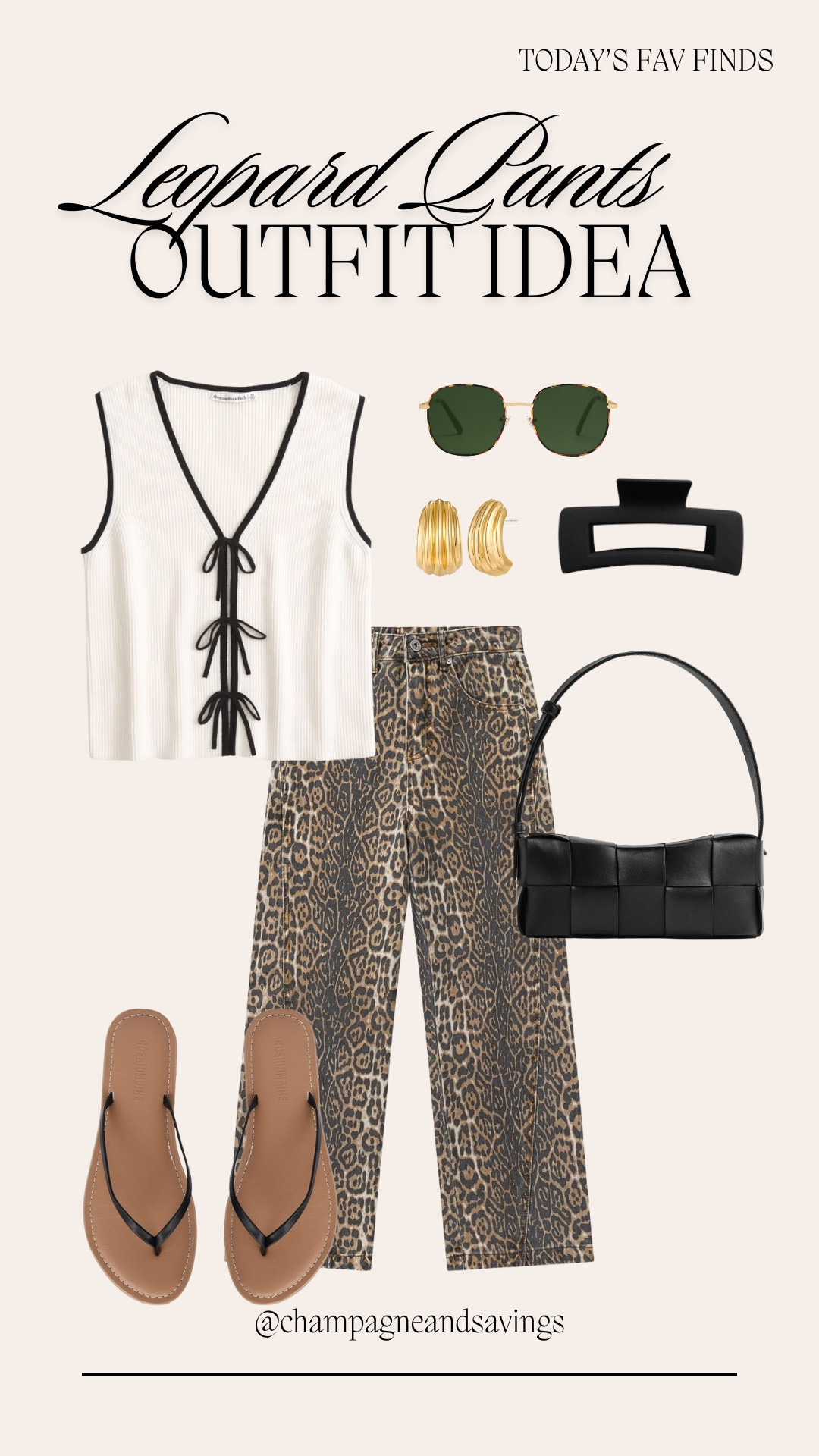 Leopard pants outfit 

#LTKStyleTip #LTKFindsUnder100 #LTKFindsUnder50