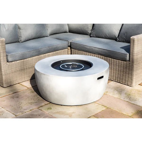 Kullan Concrete Propane Fire Pit | Wayfair Professional