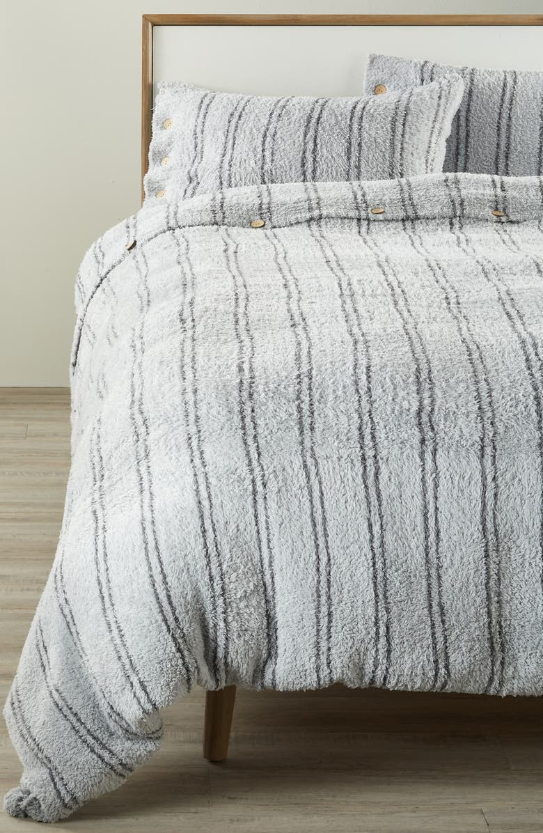 CozyChic® Vertical Stripe Duvet Cover & Shams | Nordstrom