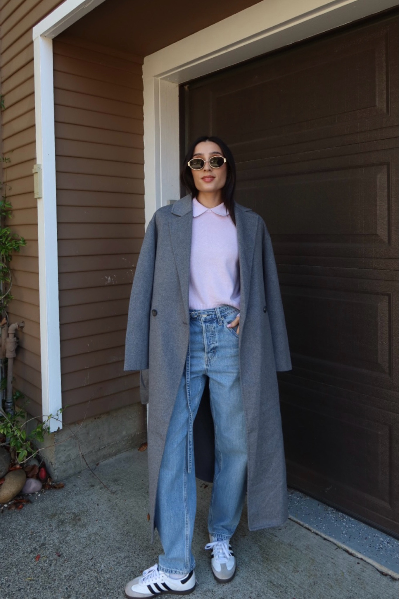 Obsessed with the color of this sweater, it’s different from every sweater I own and I’m loving the built in collar. Wearing a small (I’d say it runs small). Coat is XS.

#LTKWorkwear #LTKStyleTip #LTKFindsUnder100