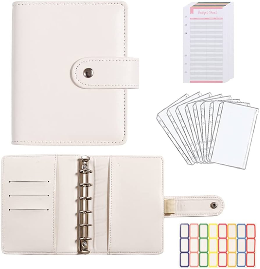 Amazon.com : A7 Budget Binder Set - Mini Money Organizer for Cash Saving, Cash Stuffing Envelope ... | Amazon (US)