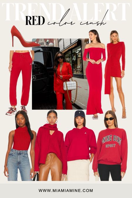 Red color trend / fall trends / fall outfit ideas
Nike red sweatshirt
Anine bing red sweatshirt
Red wedding guest dresses 
Red sweaters for fall 

#LTKstyletip #LTKfindsunder100 #LTKSeasonal