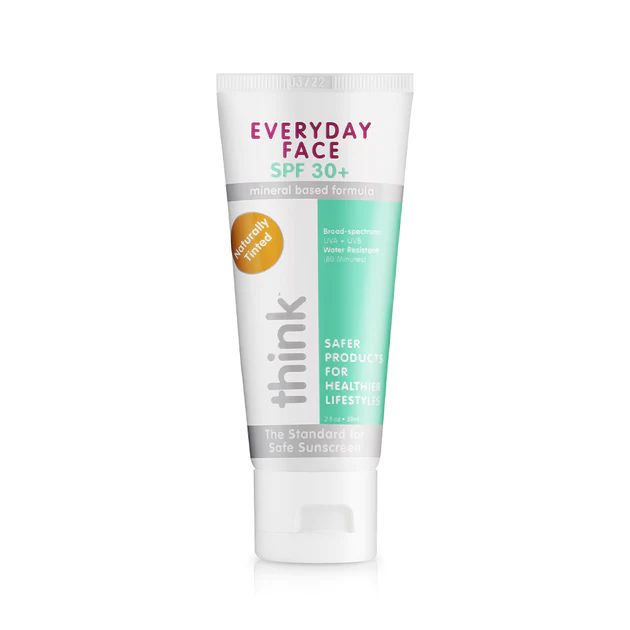 Think Everyday Face Sunscreen (2oz) - Naturally Tinted | GOTHINK