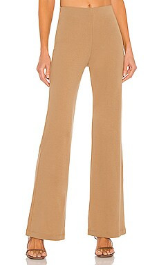 Lovers and Friends Elastic Waist Pant in Tan from Revolve.com | Revolve Clothing (Global)