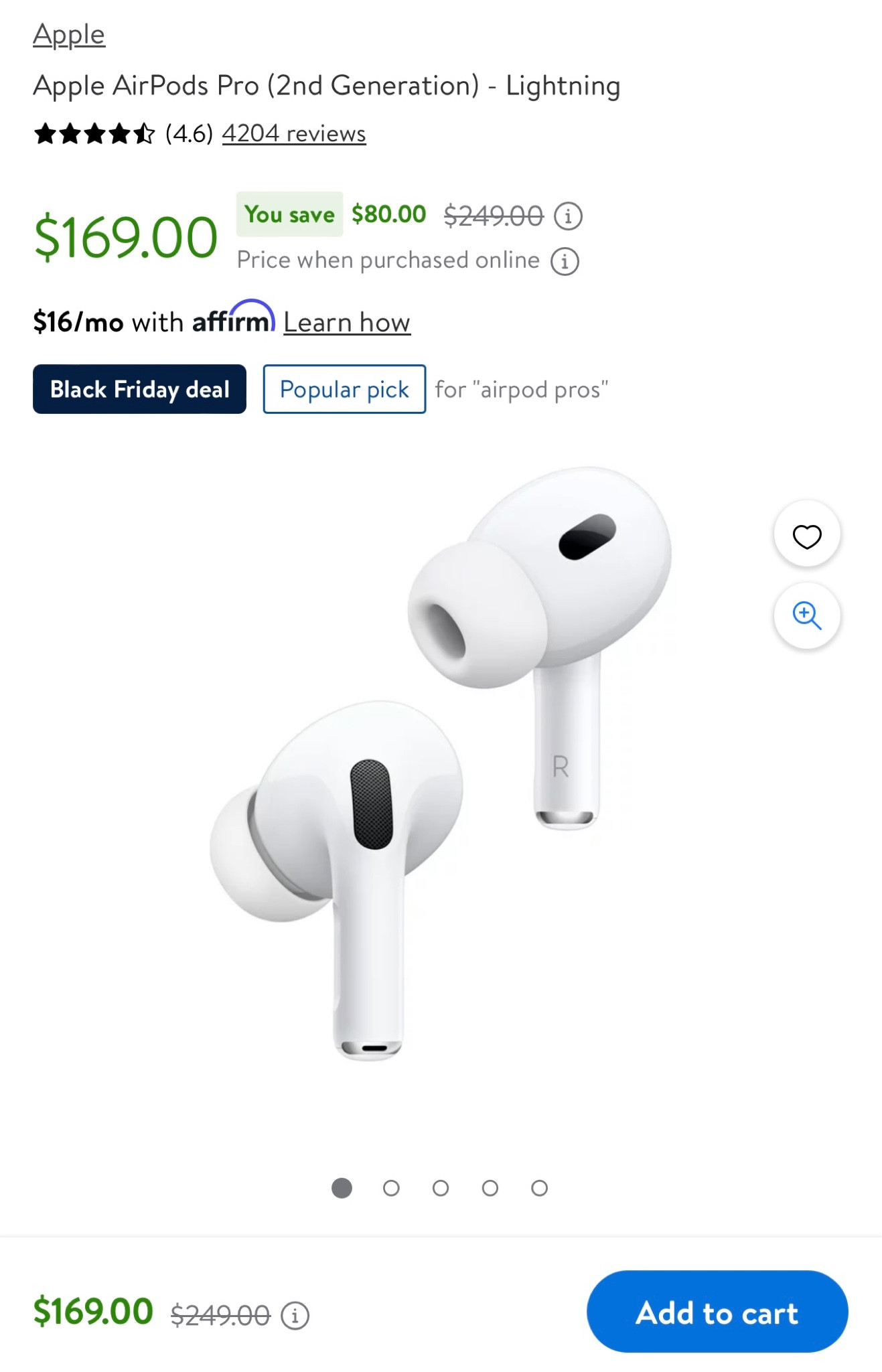 AirPods on sale from Walmart 🙌🏼🙌🏼

#LTKGiftGuide #LTKsalealert #LTKCyberWeek