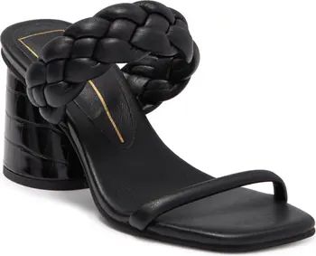 Braided Two Band City Block Heel Sandal | Nordstrom Rack