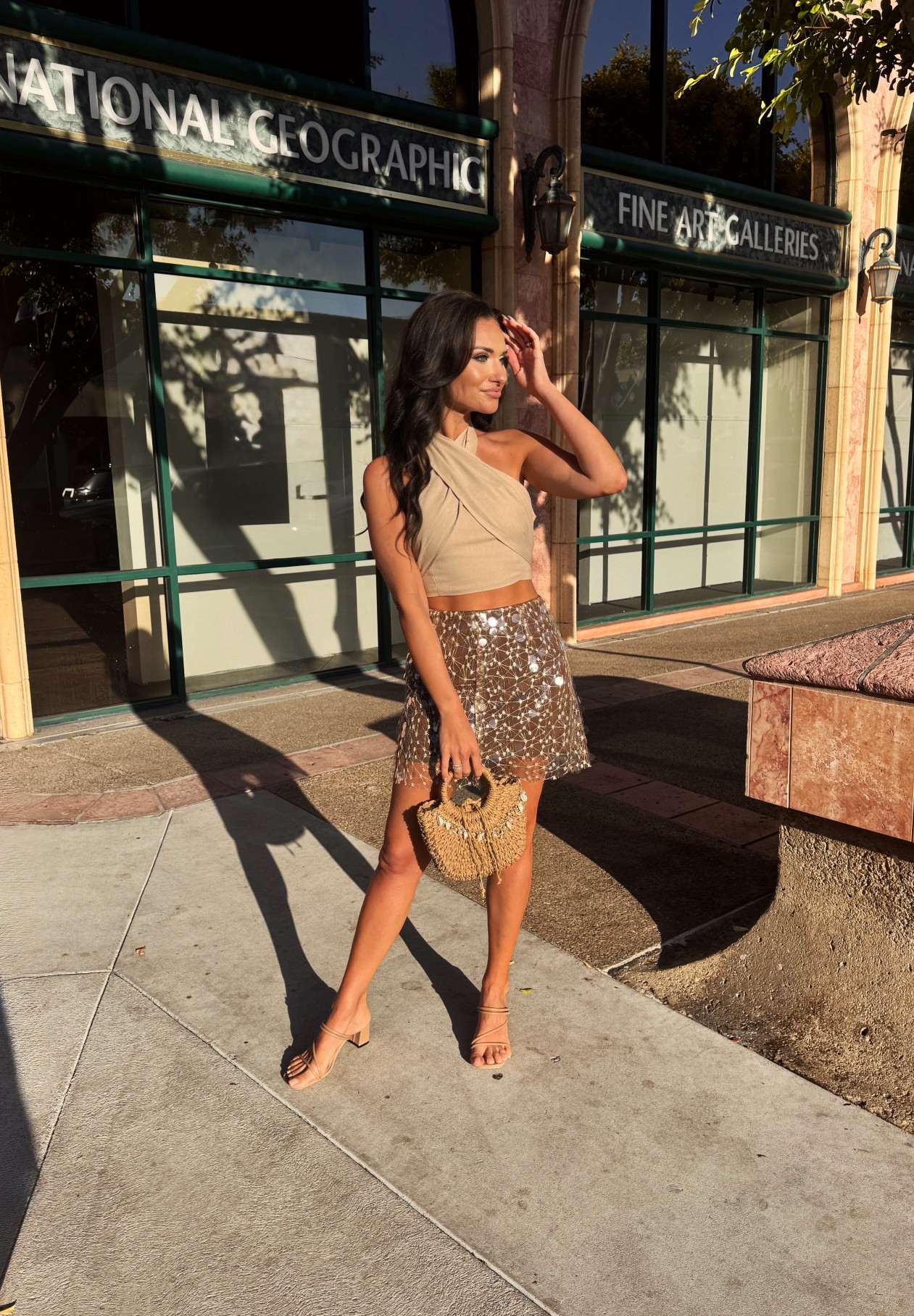 Having a neutrals moment 🤎 This top can be tied multiple ways and comes in a few colors. My skirt is so fun, under $15 and comes in a few colors too! Also adding my bag and shoes here - both under $20 and come in a few colors! 

Neutral ootd
Sequin skirt
Birthday outfit
Travel style 

#LTKootd #LTKTravel #LTKSeasonal 

#LTKTravel #LTKFestival #LTKSaleAlert