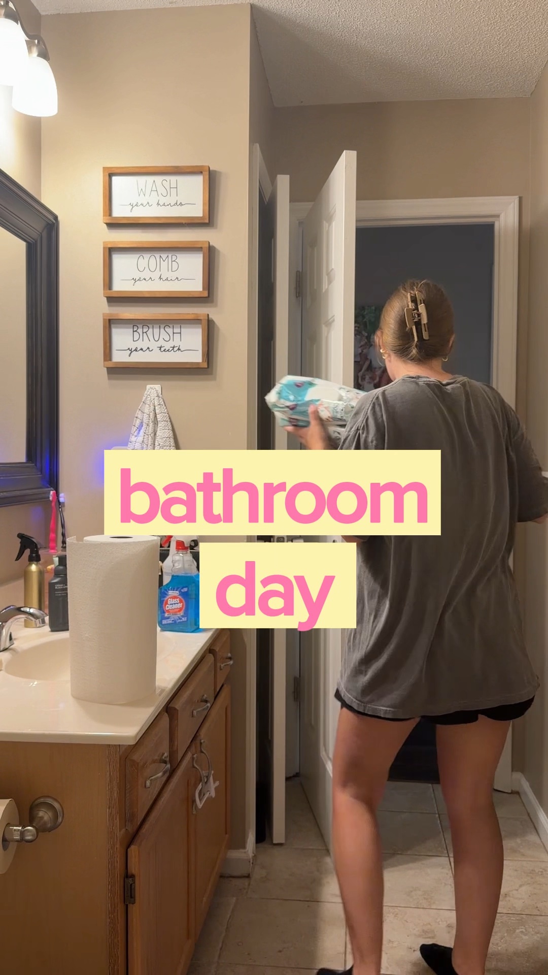 bathroom reset / clean with me!

The second week of my cleaning checklist and Wednesdays are bathroom days - this week was SO much easier than the first since it was already cleaned a week ago! Repeat cleaning calls for less deep cleaning!

#LTKdayinmylife #LTKmomlife #LTKHome