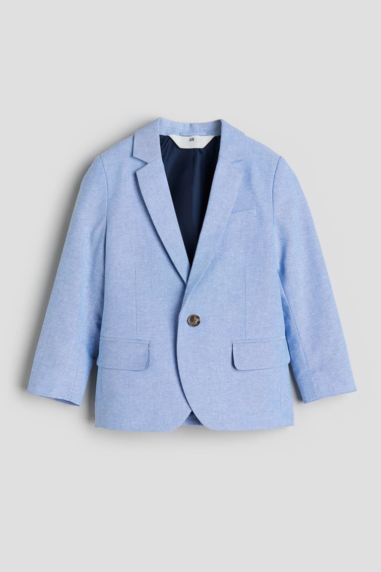 Single-breasted Jacket - Blue - Kids | H&M US | H&M (US + CA)