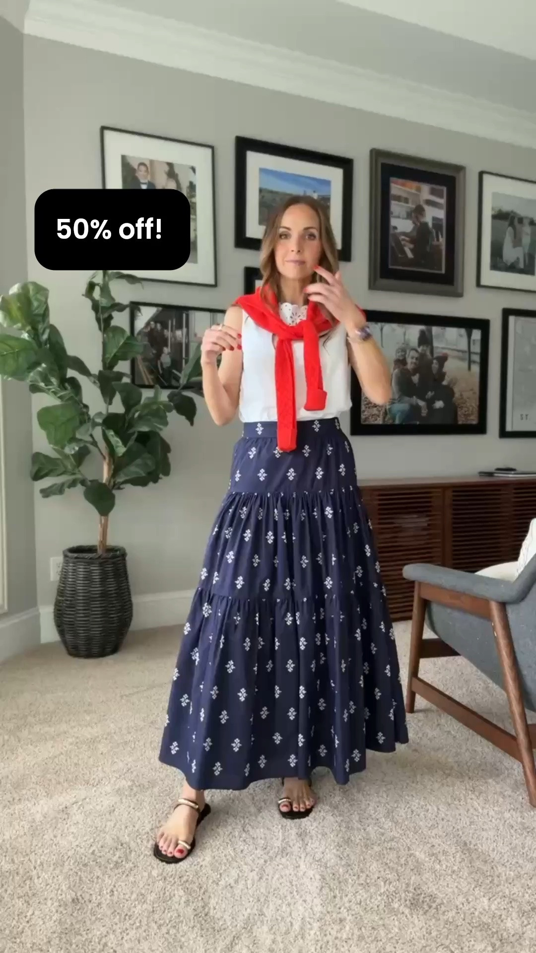 This whole look is 50% off! @anntaylor