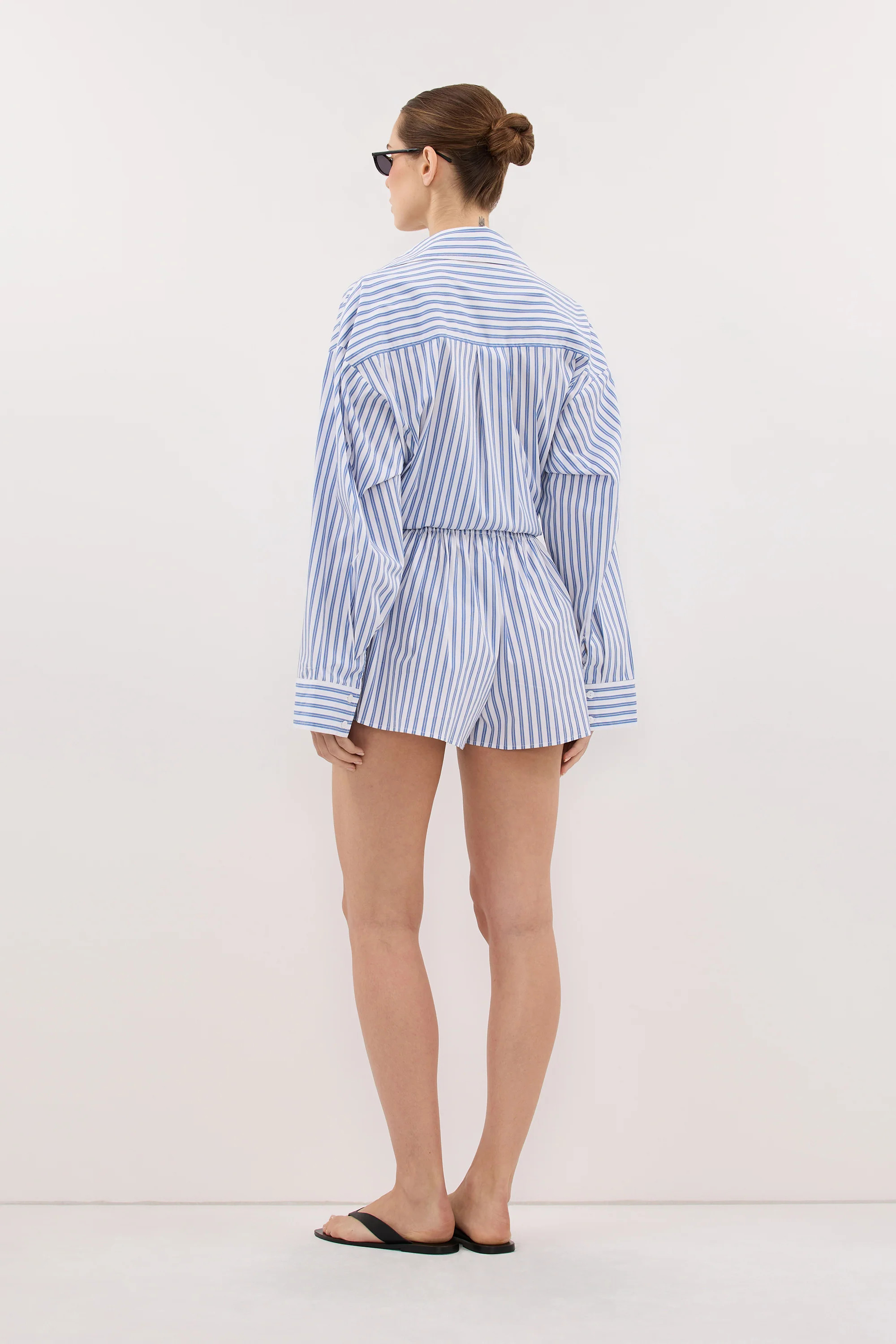 TALISE BLUE STRIPE SHORT | DISSH