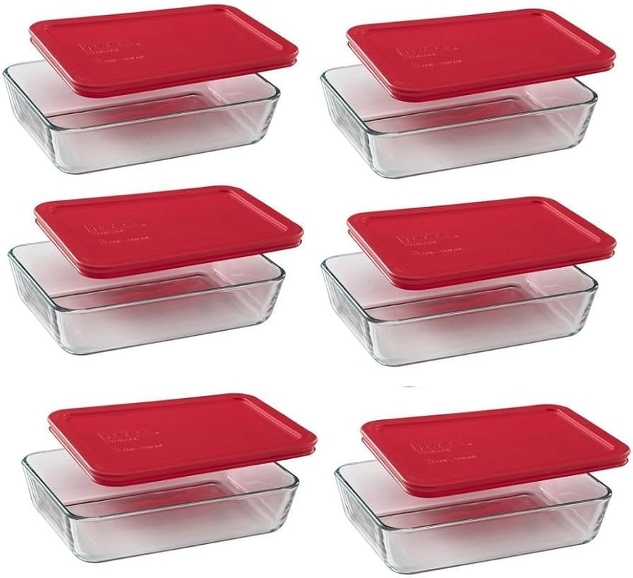 Pyrex 3-Cup Rectangle Food Storage Container | Amazon (US)
