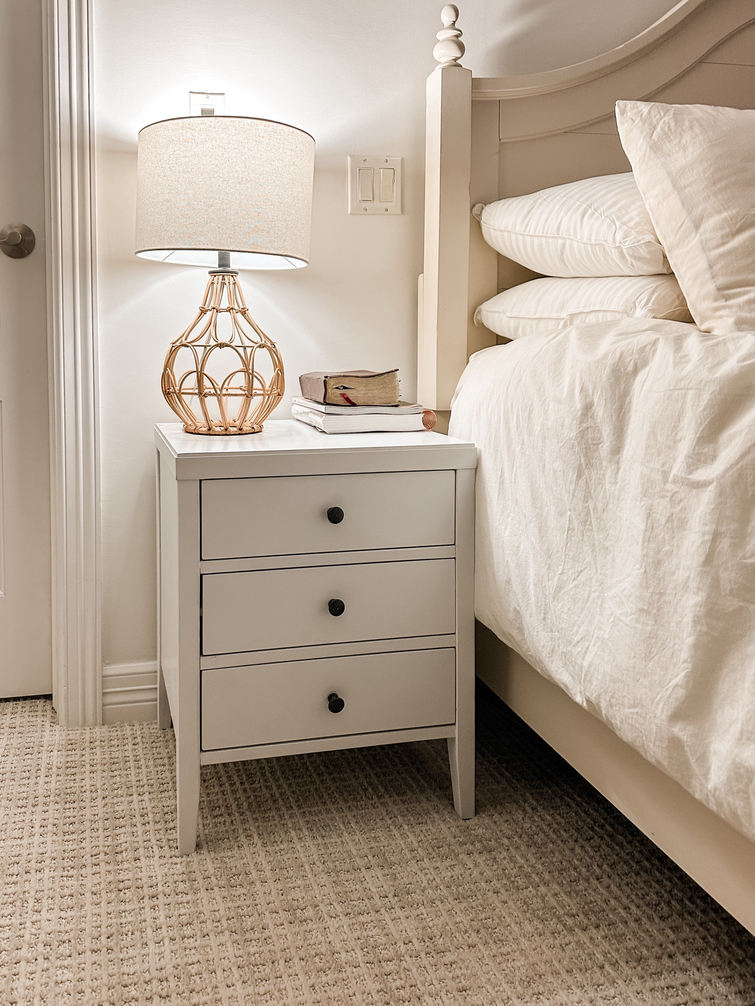 Our nightstands are on sale!! Love these because they came assembled 🙌🏻