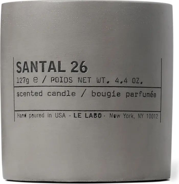 Santal 26 Medium Concrete Candle | Nordstrom
