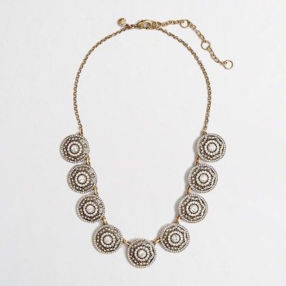 Factory crystal pinwheel necklace | J.Crew US