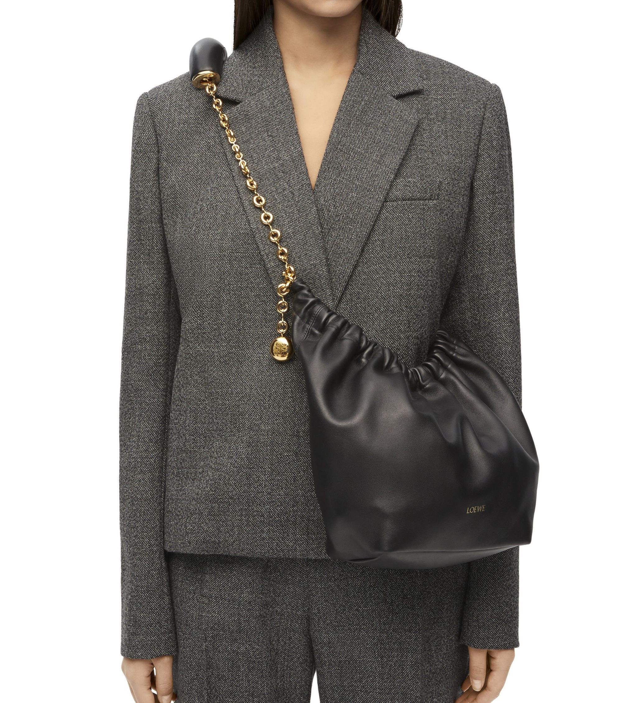 Small Leather Squeeze Top-Handle Bag | Harrods