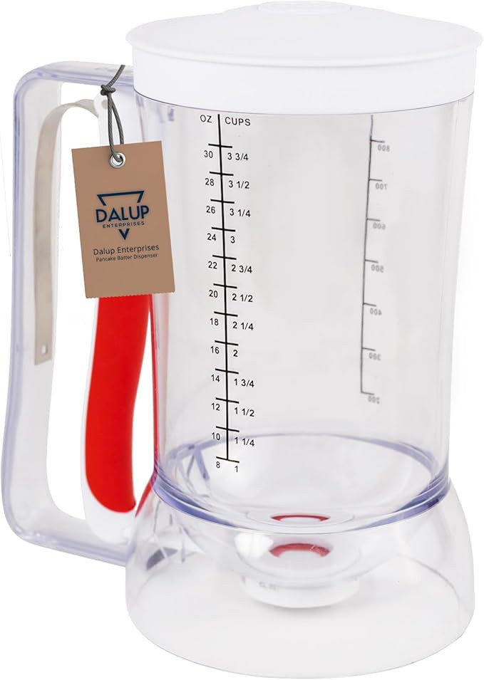 Kid Friendly Mess Free Pancake Cupcake Batter Dispenser Squeeze Handle for Precise Portion Contro... | Amazon (US)