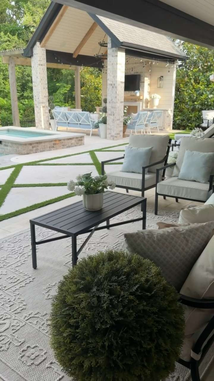 Our Nora outdoor area rug has been restocked!  

 #LTKSeasonal #LTKHome