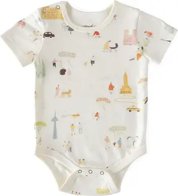 Pehr Explore the World Organic Cotton Bodysuit | Nordstrom | Nordstrom