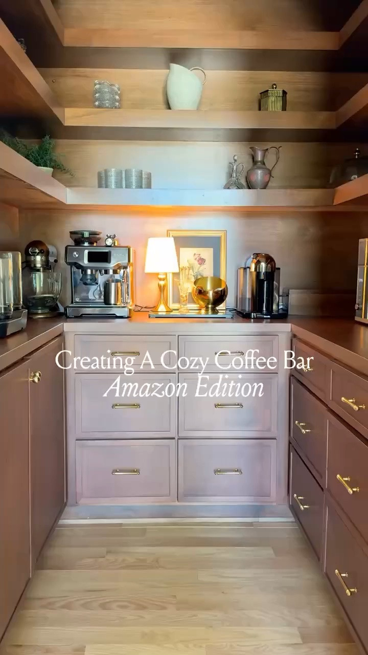 Perfect cozy coffee bar for those fall mornings that art right around the corner! 🍂☕️

#LTKHome #LTKdayinmylife #LTKSeasonal